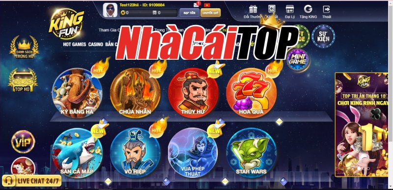 Slot Việt cổng game bài đổi thưởng Kingfun