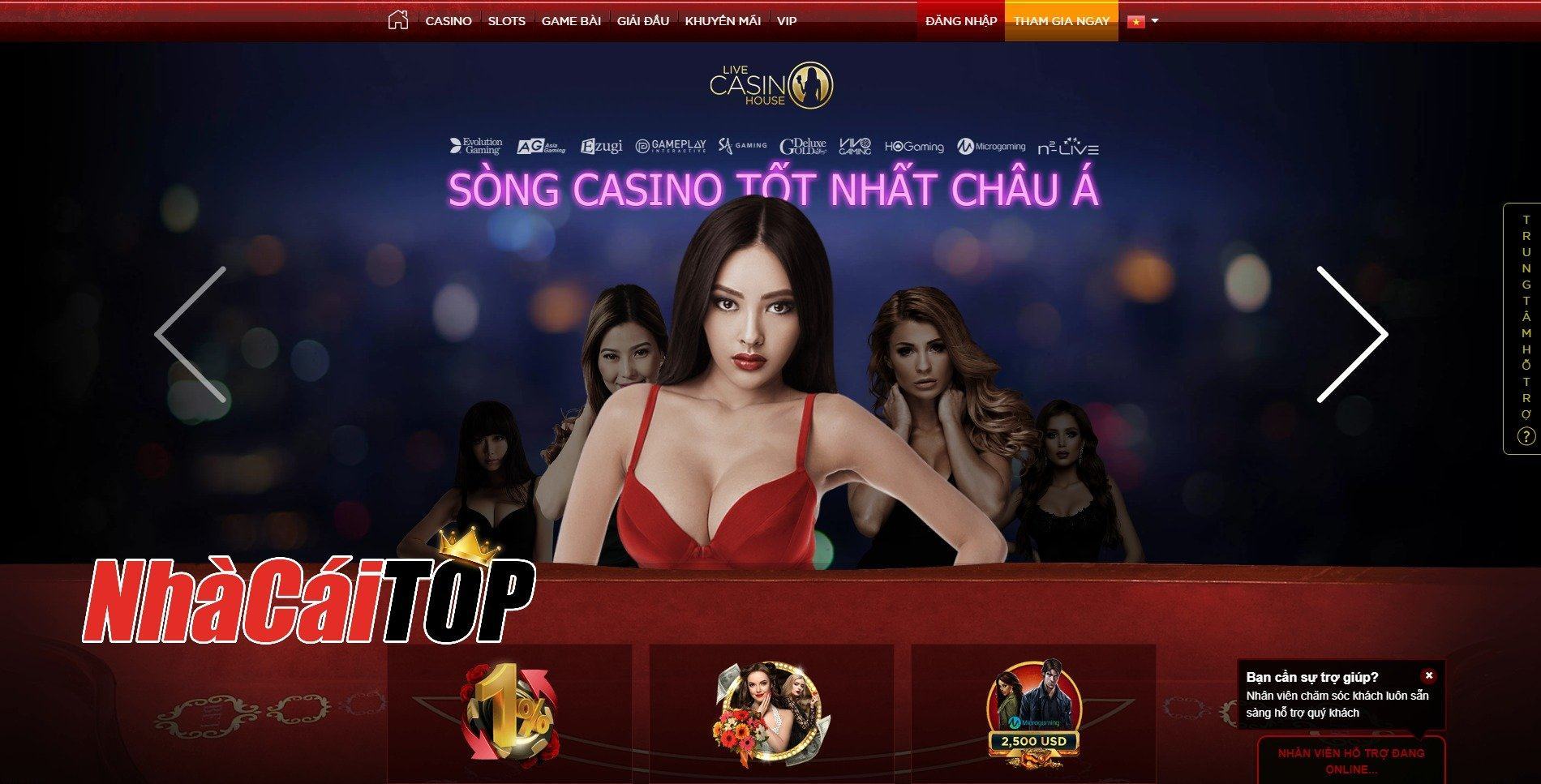 Live Casino House - Sòng bạc Casino trực tuyến