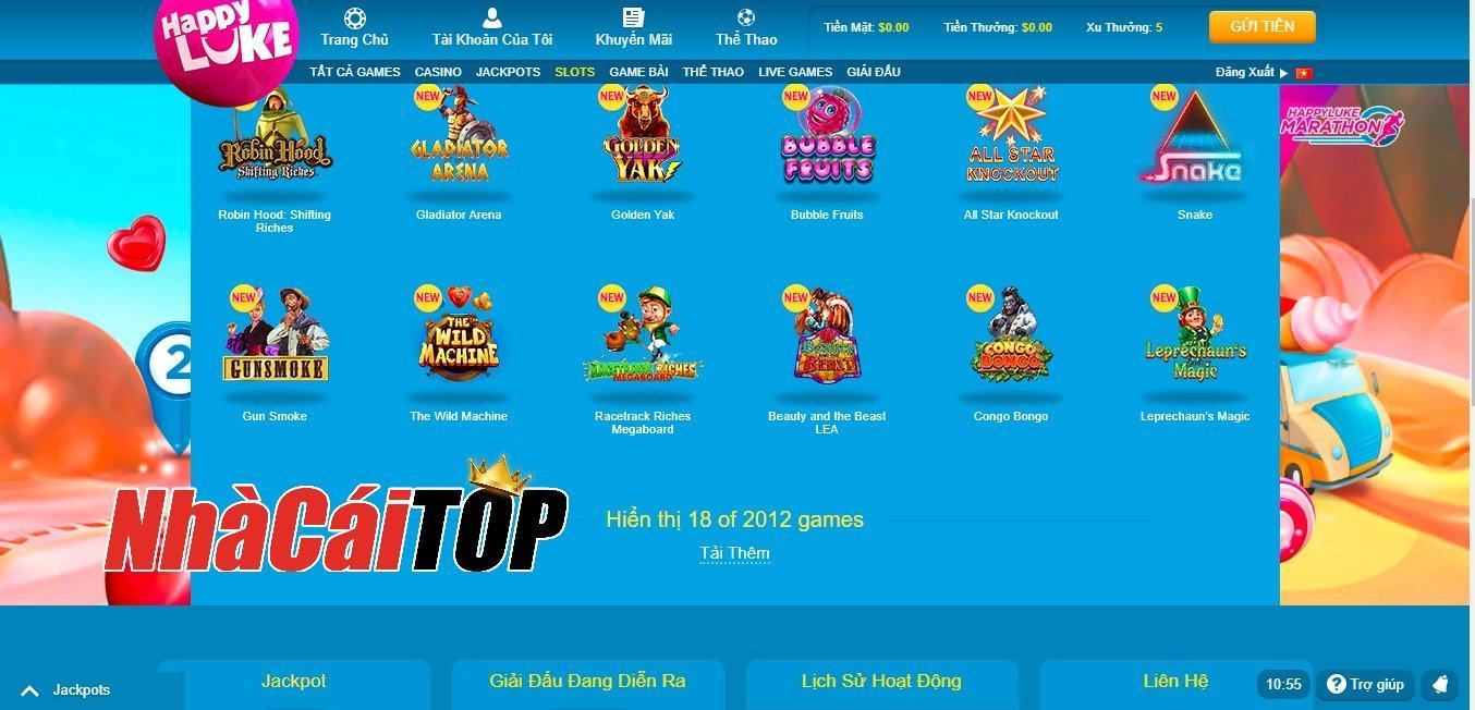 HappyLuke - Nhà cái chuyên Casino, Slot game lâu năm