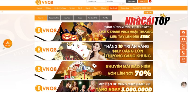 Vnq8 Nhà Cái Sòng Bài Live Casino Mới Có Mặt Tại Việt Nam